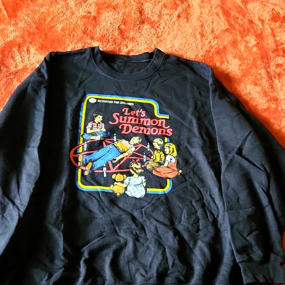 Let's Summon Demons crew neck sweatshirt